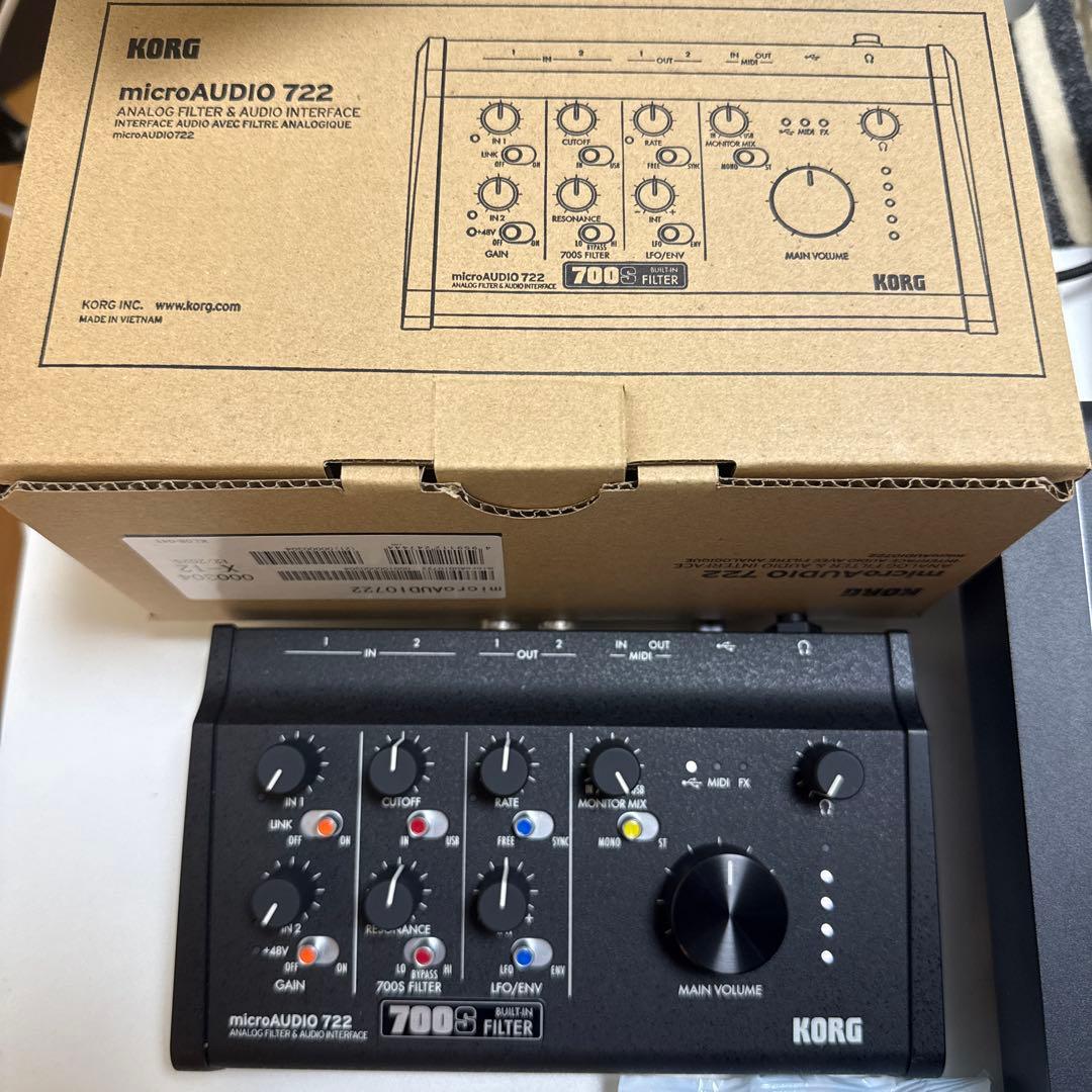 KORG microAUDIO 722 オーディオインターフェイス　DTM