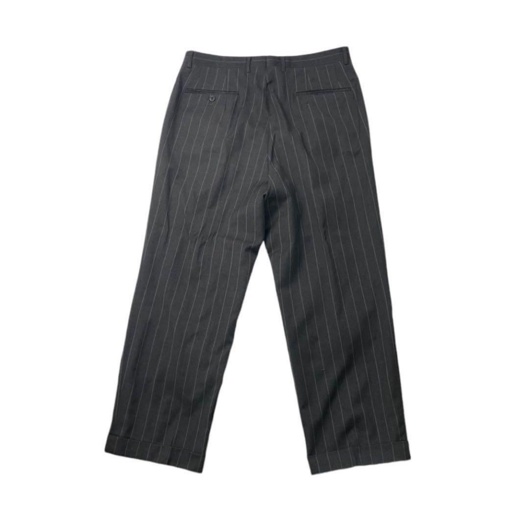 値下げ可能 美品☆Christian Dior ストライプWボタンセットアップ