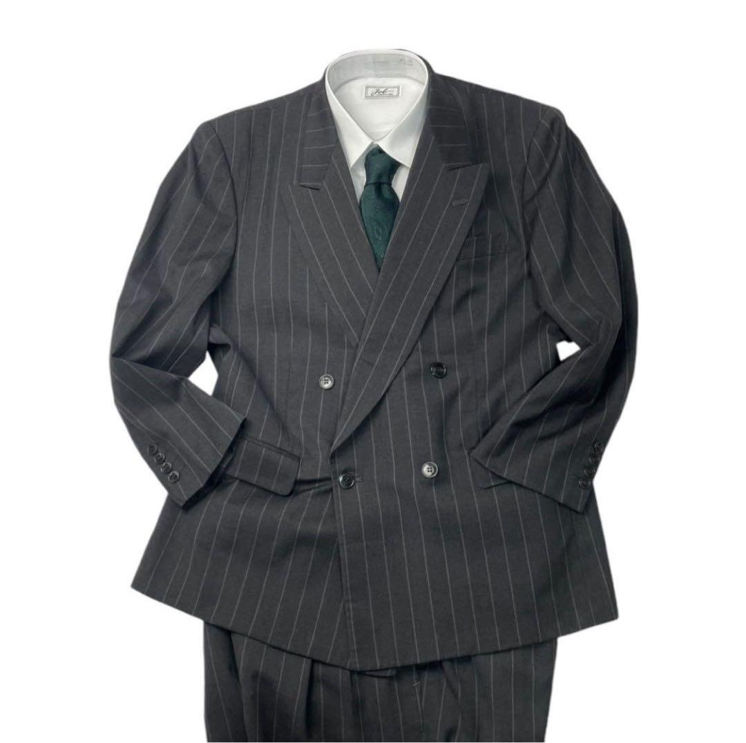 値下げ可能 美品☆Christian Dior ストライプWボタンセットアップ