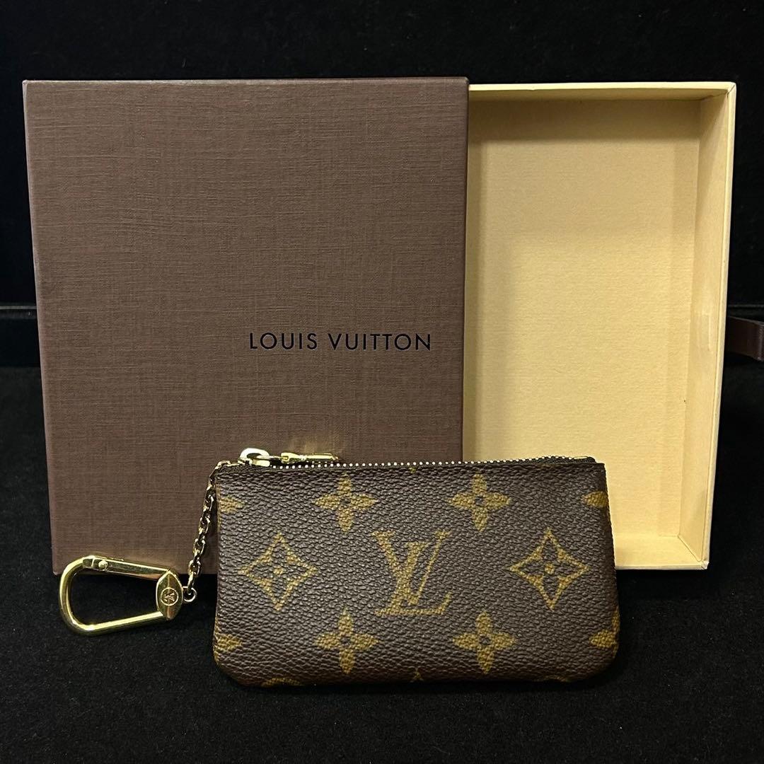 ルイヴィトン モノグラム ポシェット クレ ケース キーケース 箱付