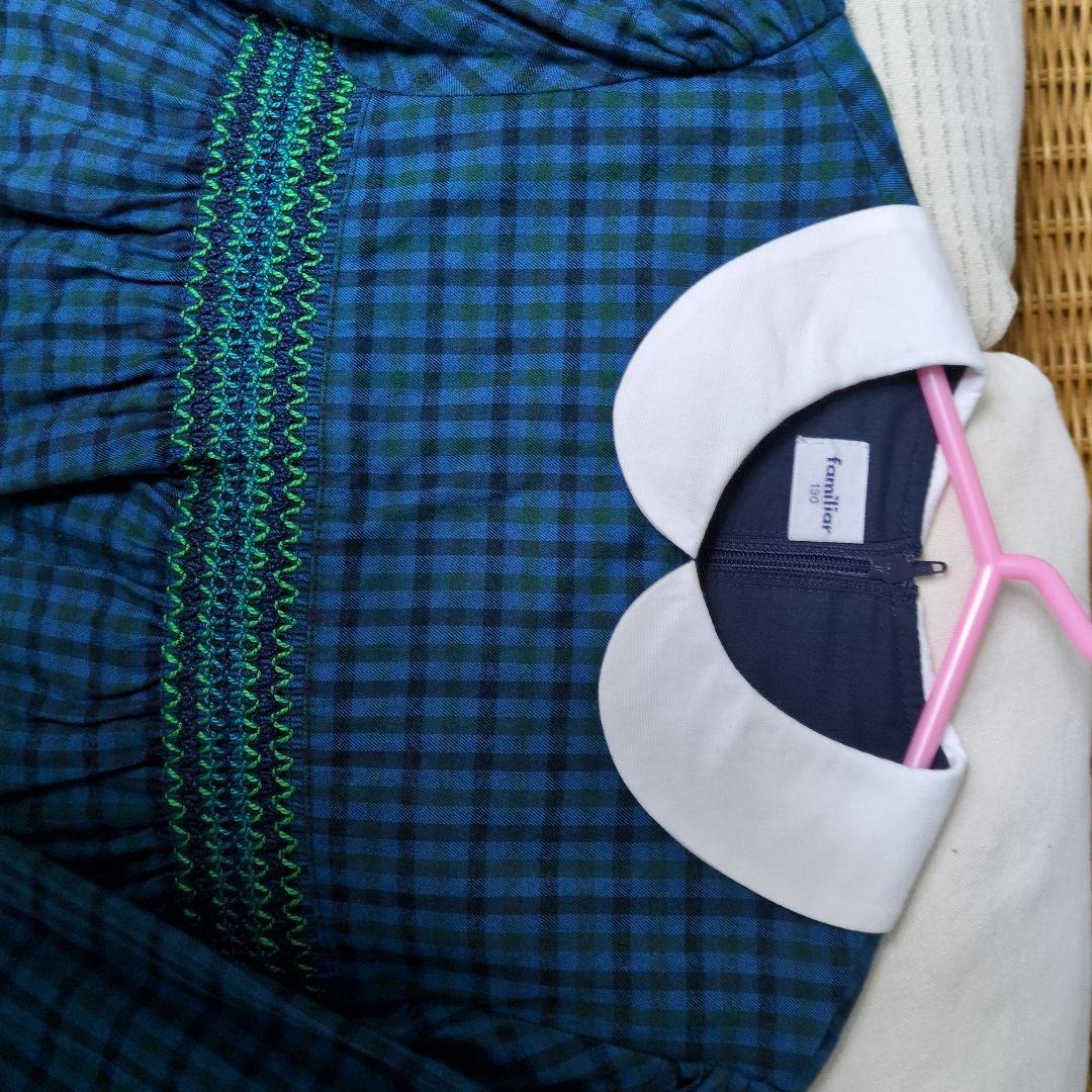 ファミリア　スモッキングワンピース