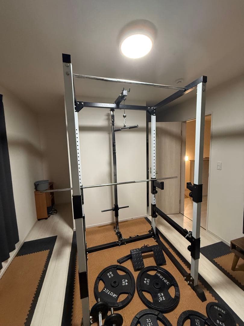 オリバー。バーベルラック プルダウンバー付き