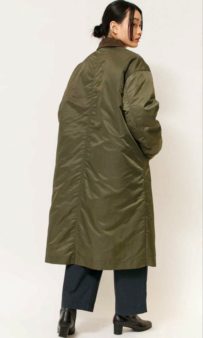 JOHNBULL ジョンブル ナイロンツイル ロング MA-1 コートMサイズ