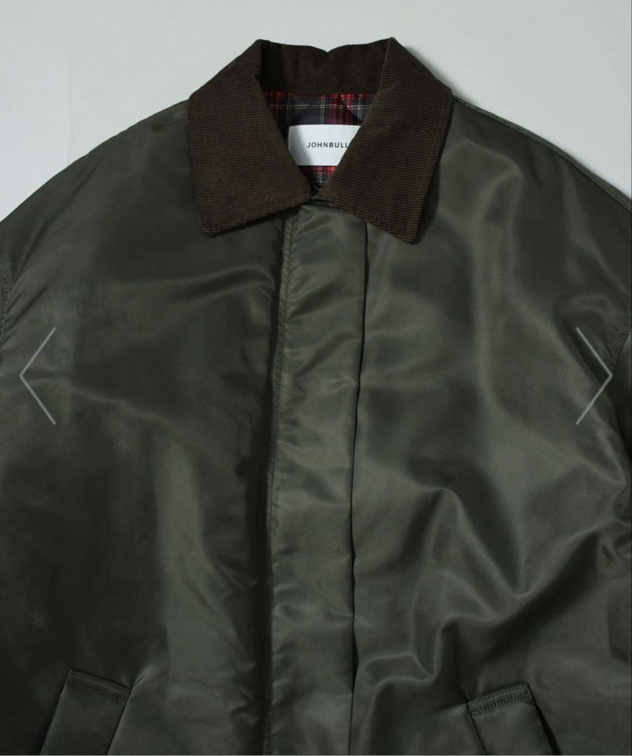 JOHNBULL ジョンブル ナイロンツイル ロング MA-1 コートMサイズ