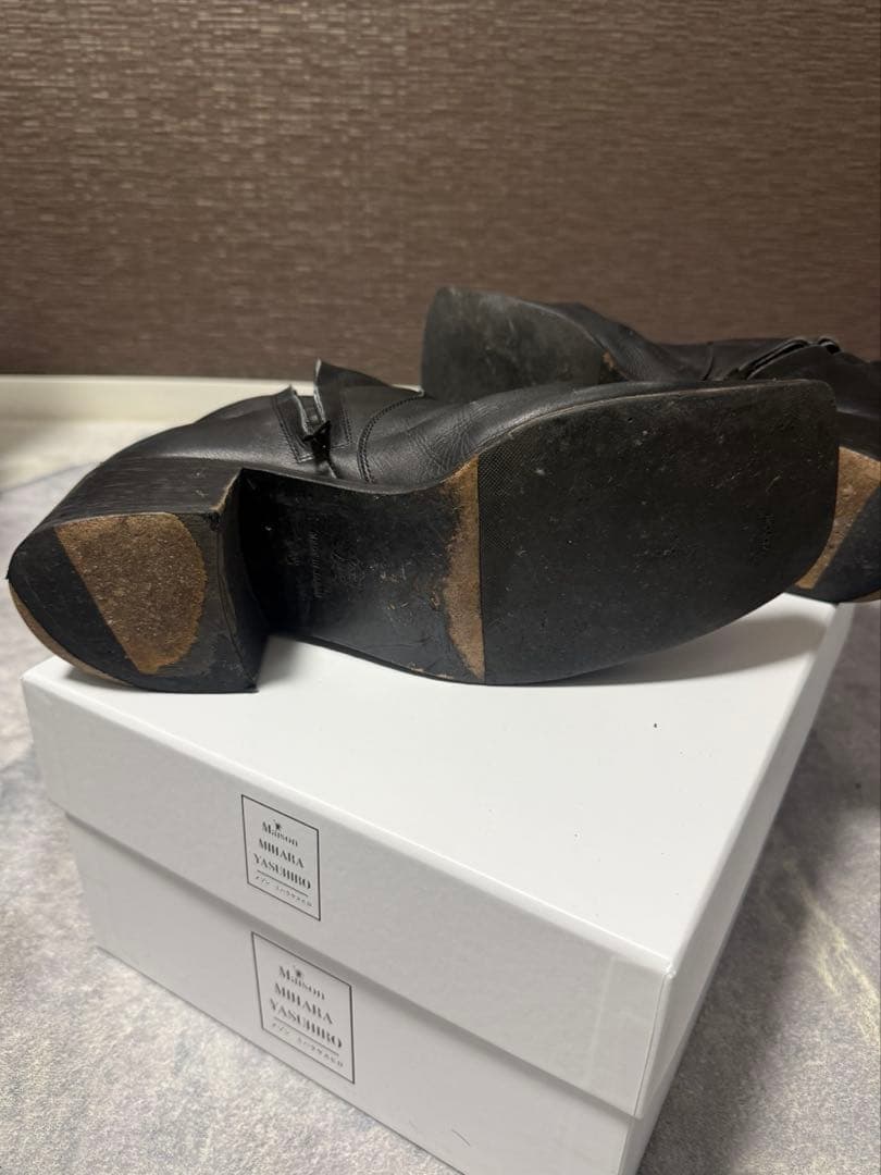 【定価12万】JOHNLAWRENCESULLIVAN スクエアトゥーヒール