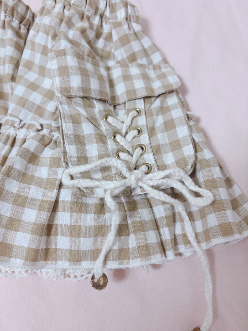 希少　LIZ LISAはしごリボンポケットスカパン　平成　姫カジ