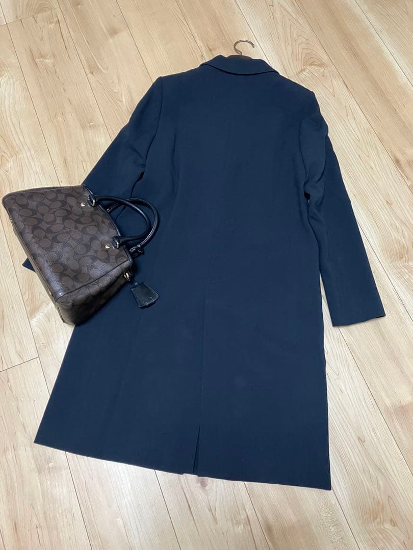 ANAYI チェスターコート　ネイビー　アナイ