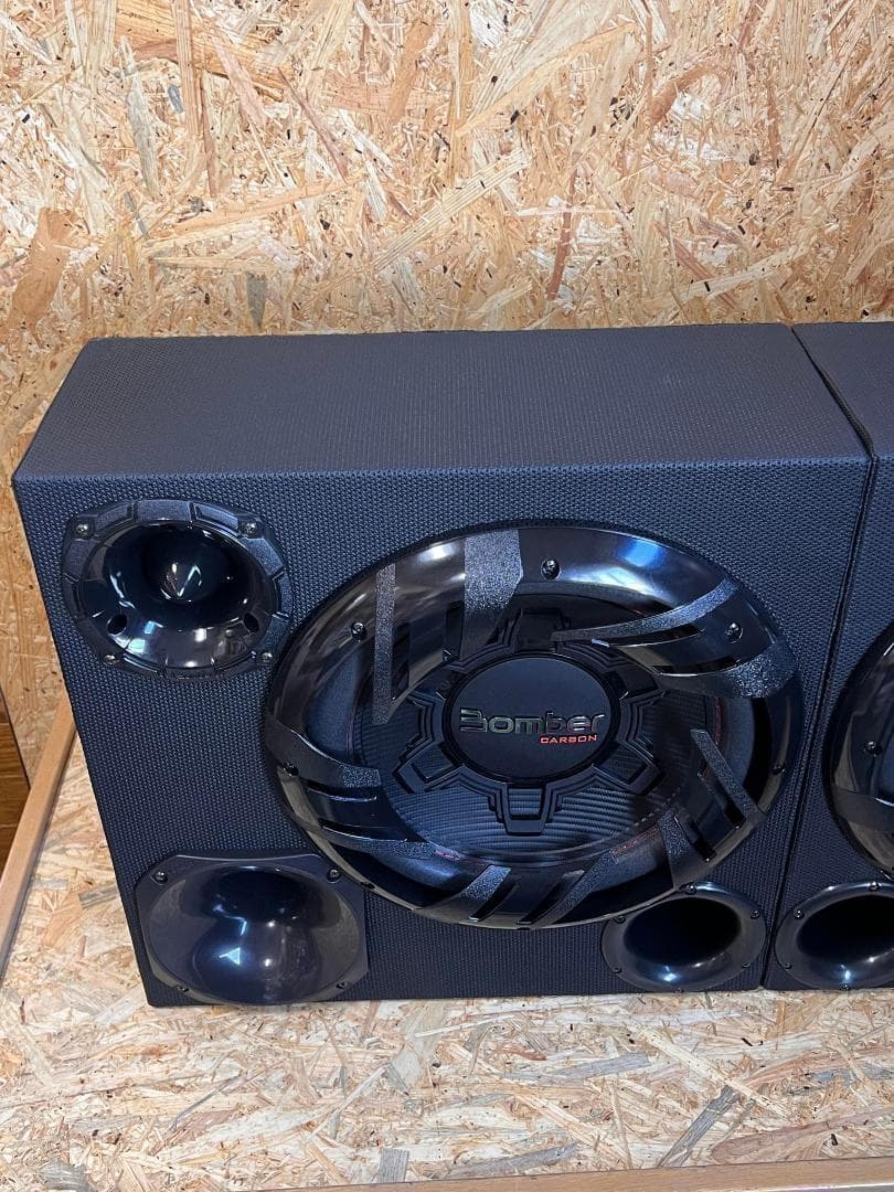 2個セット BOMBER バスレフ 3WAY ボックス　トランクオーディオ