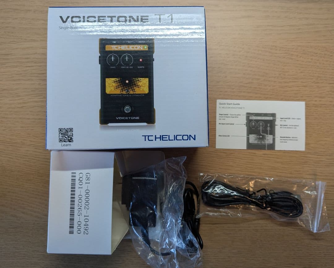 TC HELICON VoiceTone T1 ボーカルエフェクター