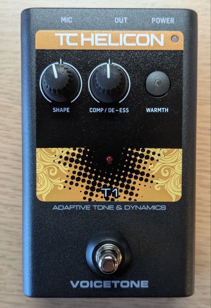 TC HELICON VoiceTone T1 ボーカルエフェクター
