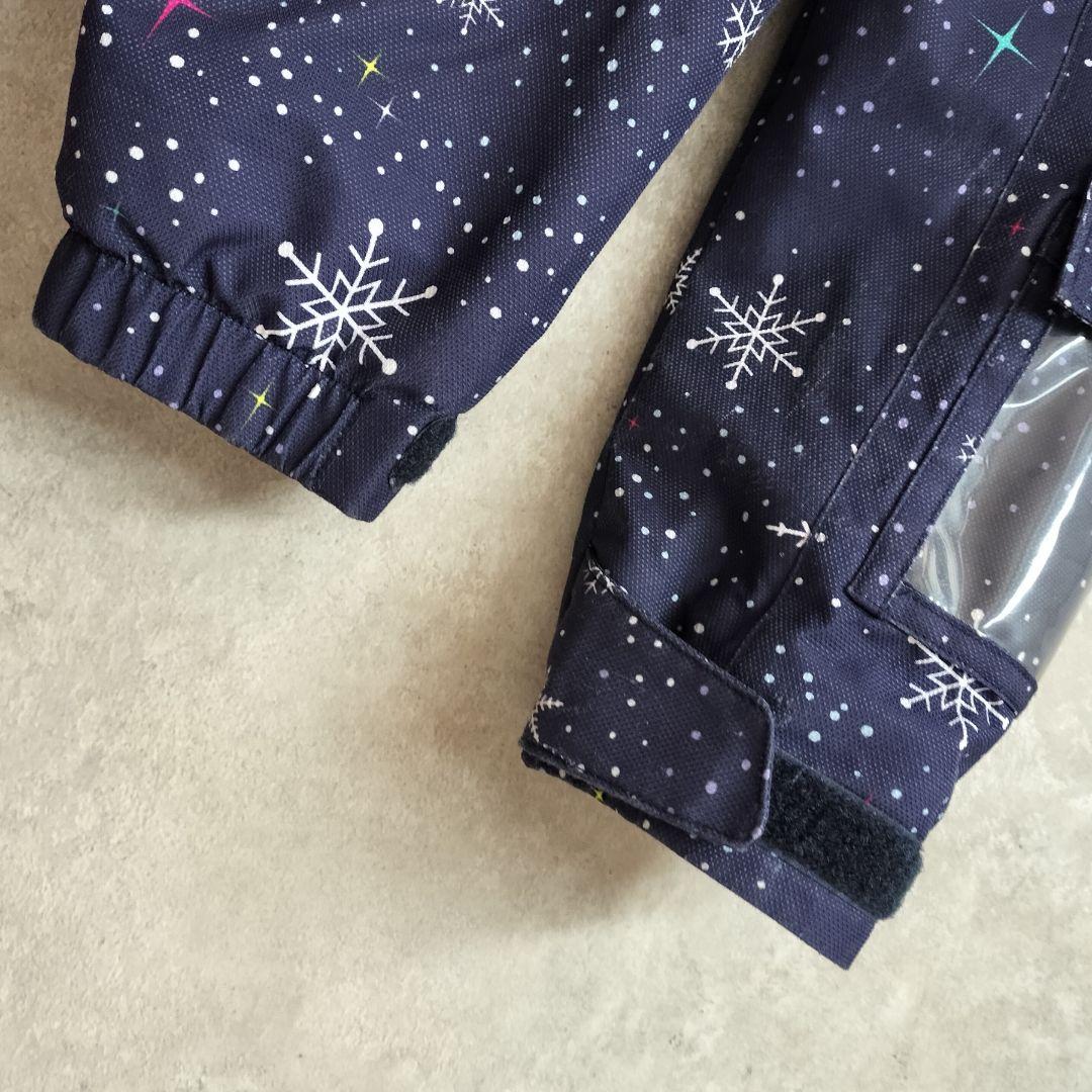 美品 Phenixスキーウェア 女の子 上下 140 130 雪結晶☆紺ピンク