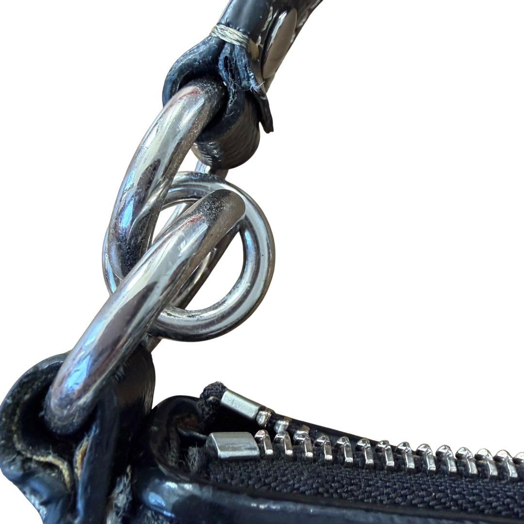 【極美品】COACH コーチ ワンショルダー キャンバス ブラック シグネチャー