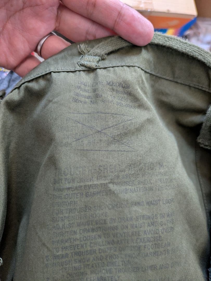 パンツ 50s US Army M-51 Arctic Trousers