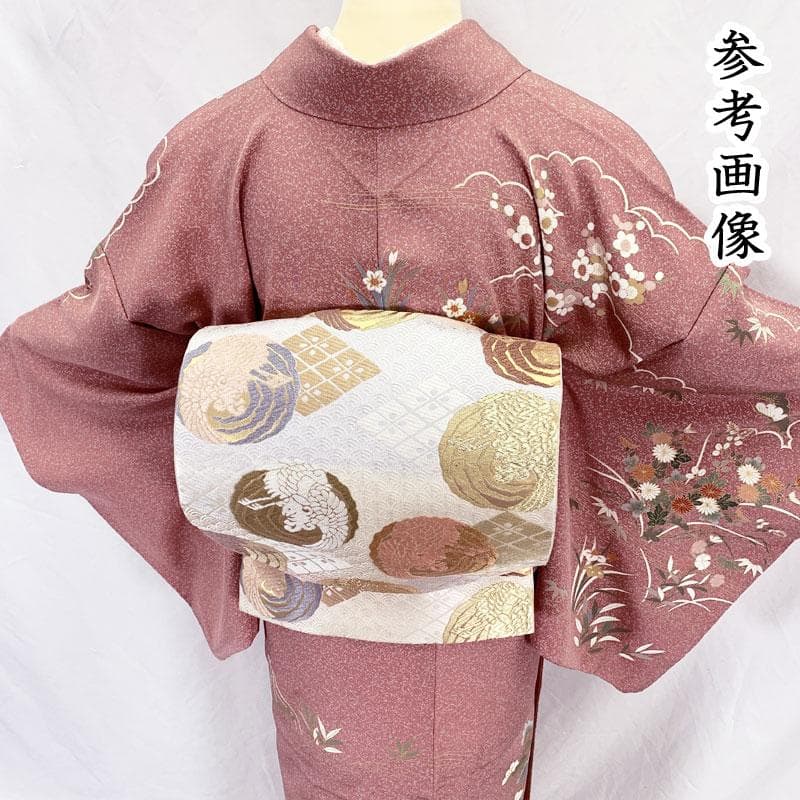 511mh72☆呉服店取扱い 訪問着 金駒刺繍 金彩 たたき染め 茶屋辻☆美品