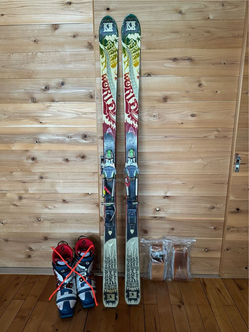 テレマークスキーK2ワールドピステとシール