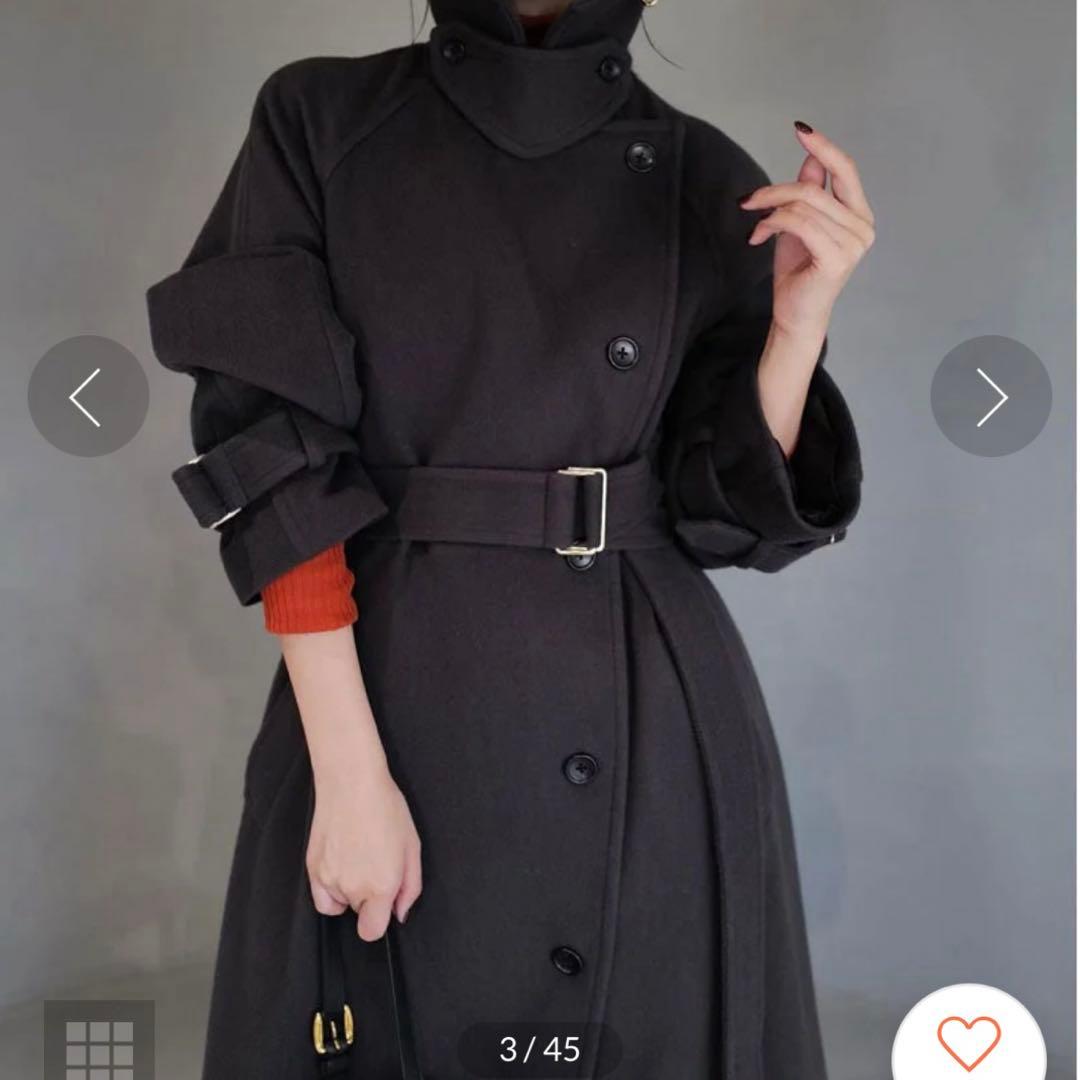 anuans アニュアンス ウールトレンチコート