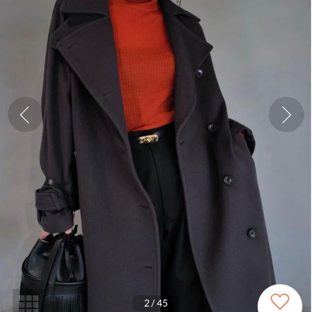 anuans アニュアンス ウールトレンチコート