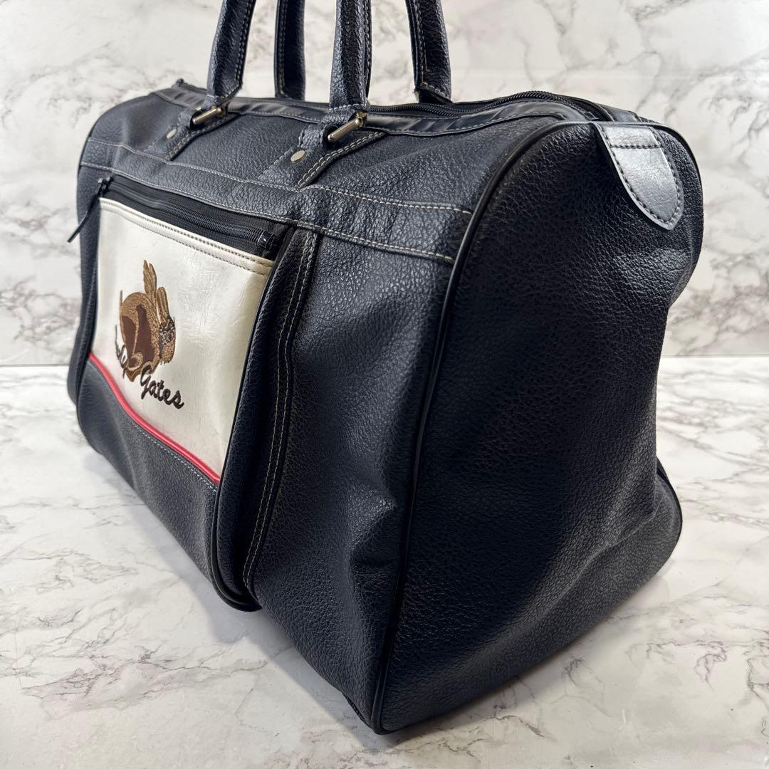 デッドストックPEARLY GATESバーリーゲイツ PVCレザーボストンバッグ