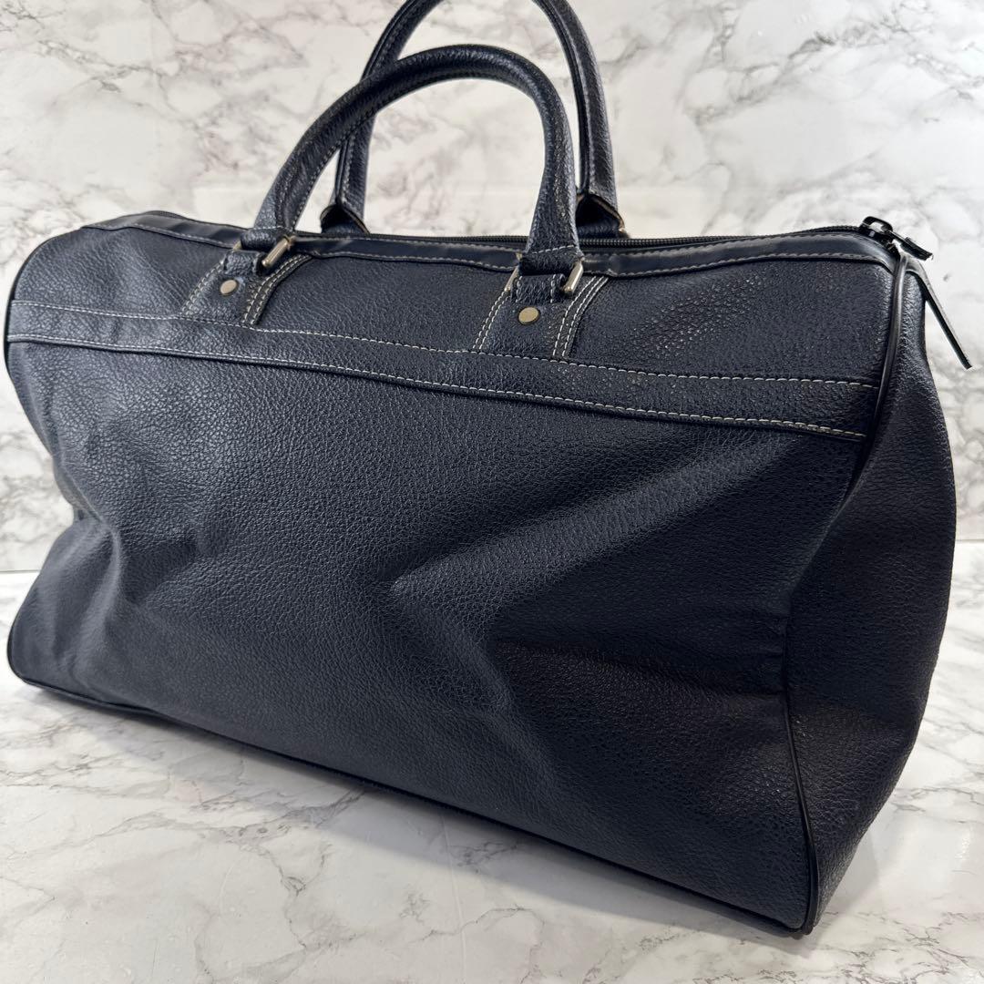 デッドストックPEARLY GATESバーリーゲイツ PVCレザーボストンバッグ