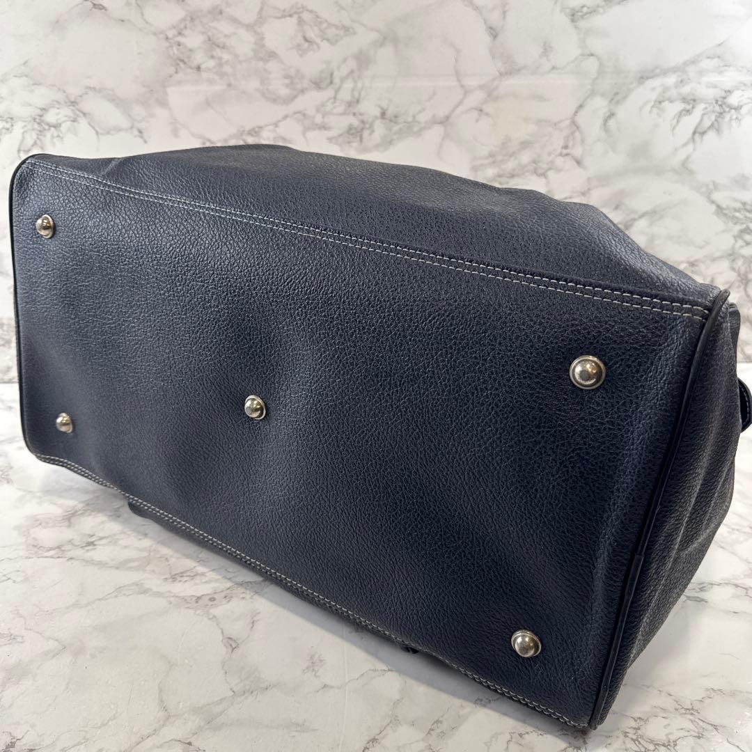 デッドストックPEARLY GATESバーリーゲイツ PVCレザーボストンバッグ