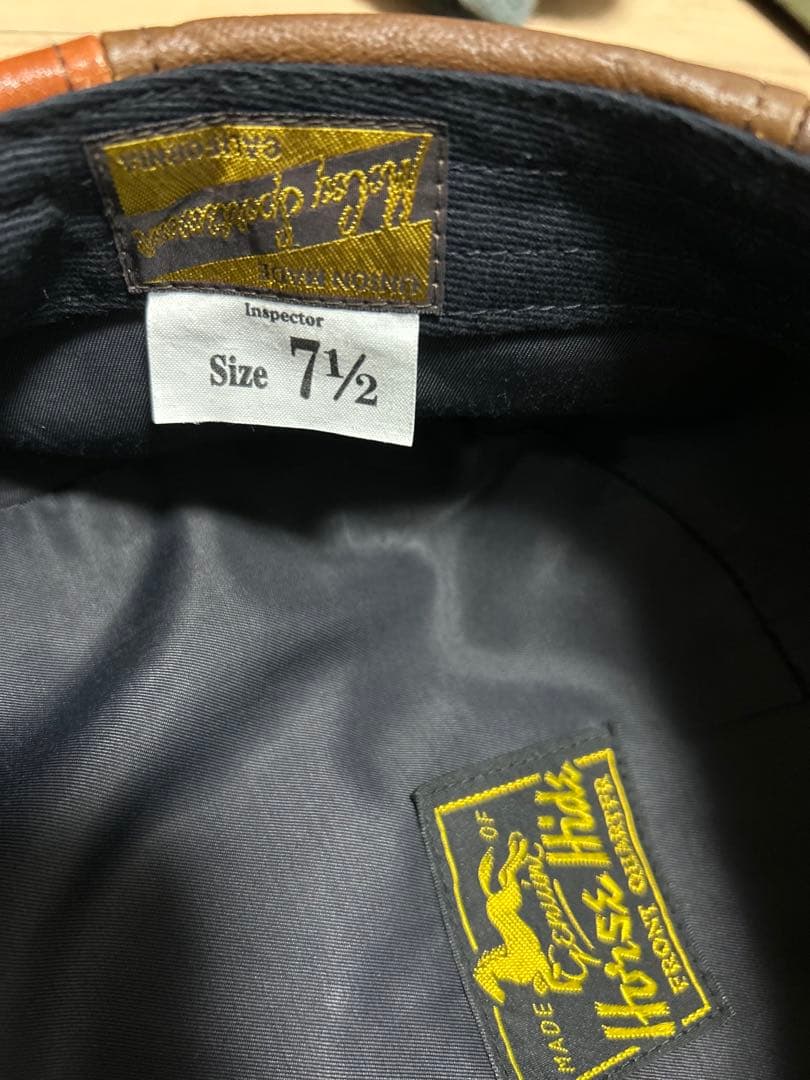 ア*ロ様 希少　リアルマッコイズ　ホースハイド　レザーキャスケット