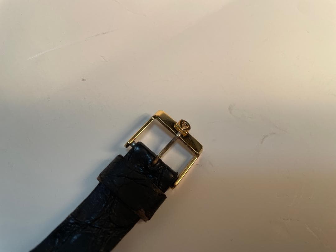 オメガ 手巻き アナログ時計 ゴールド