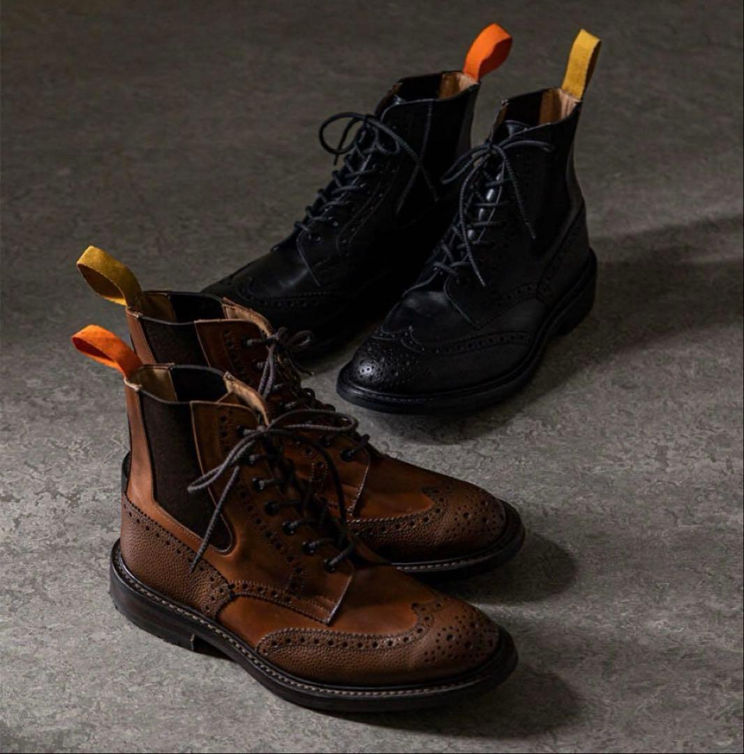 【新品・別注】トリッカーズ M7927 ELLIS カントリーブーツ 黒 箱付