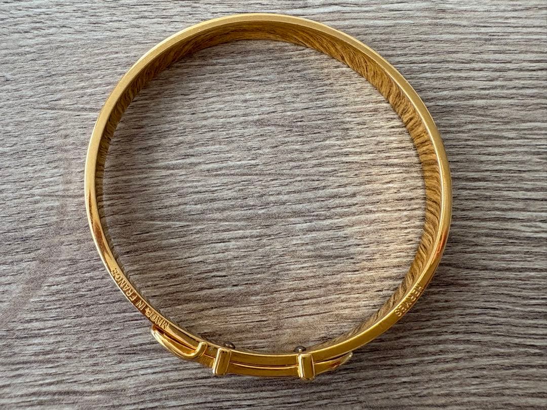 HERMES ベルトモチーフバングル