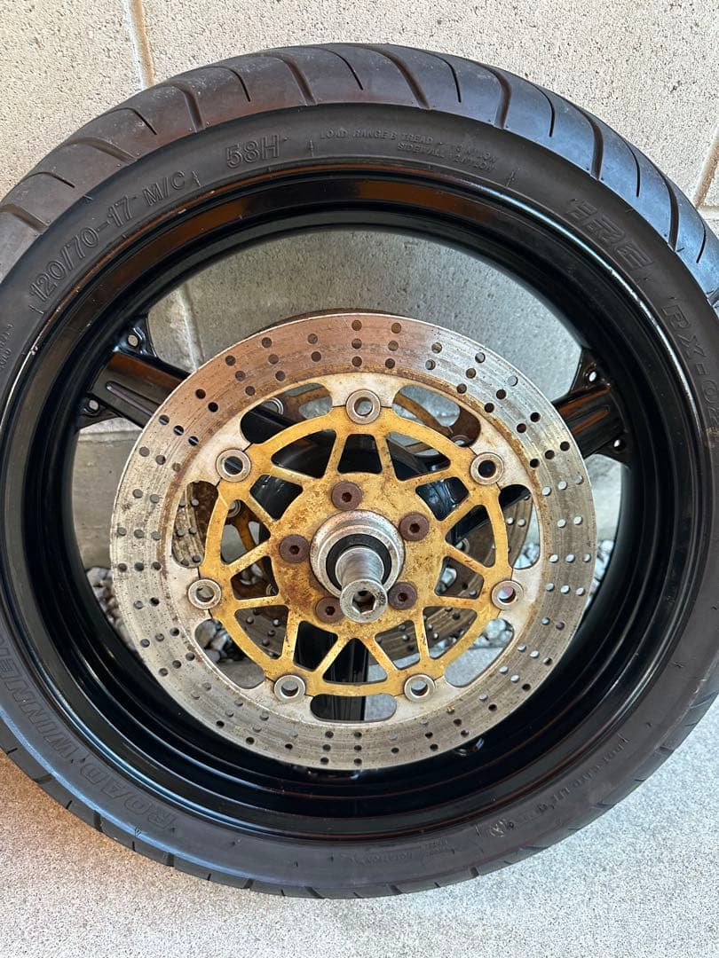 ゼファーX 前後ホイール