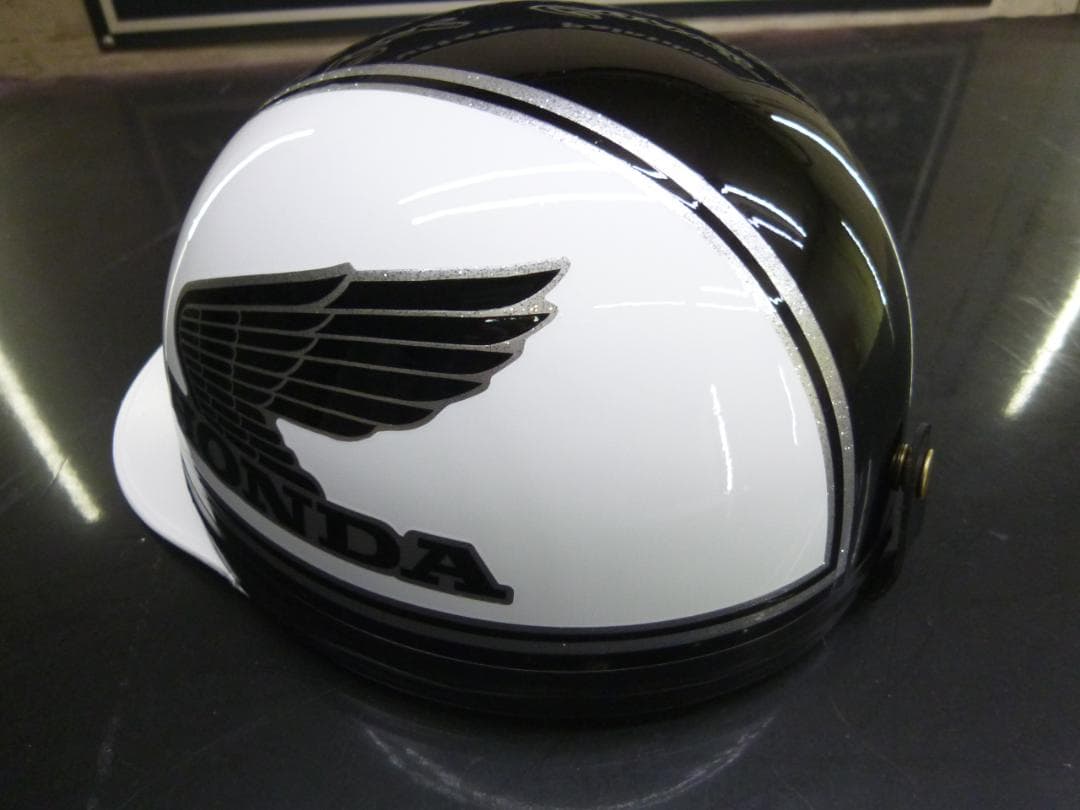 送料込！！カスタムコルク半　ホンダ 　白黒ラメ　最安値219