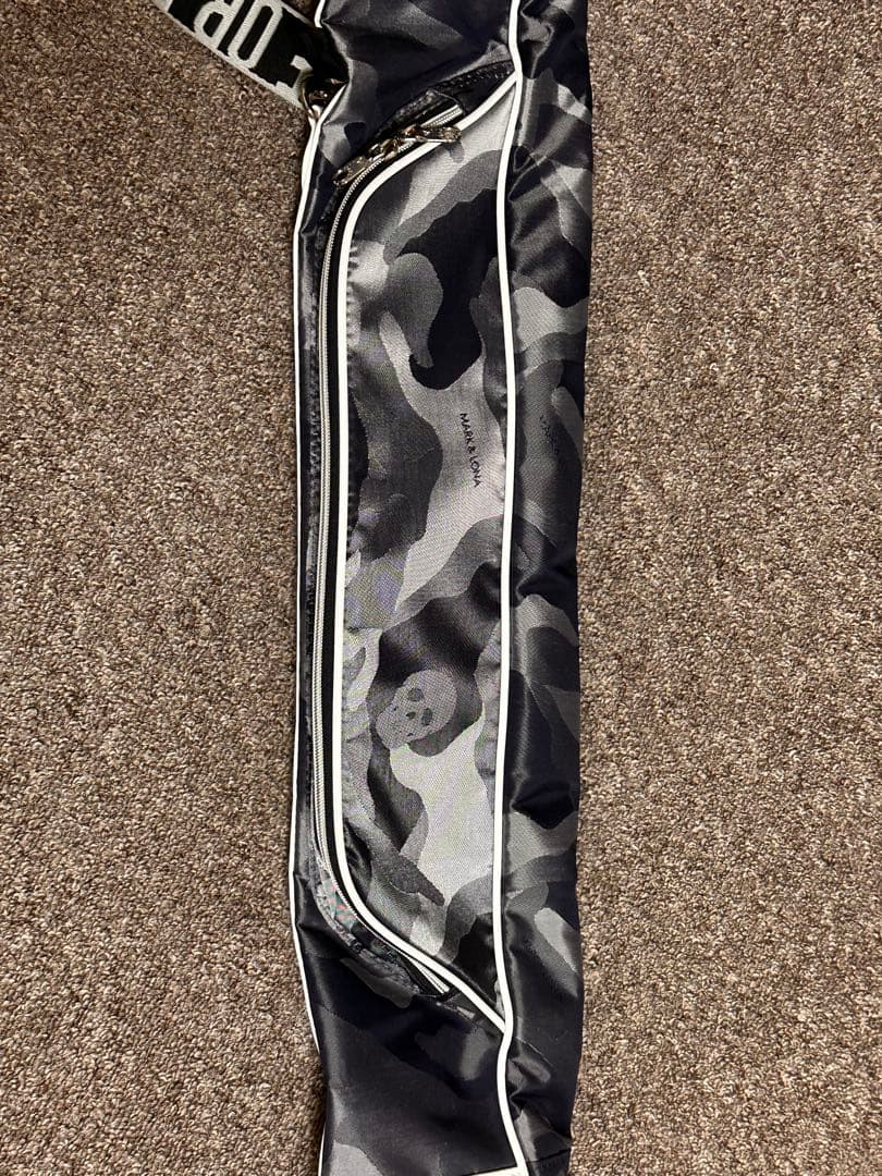 値下！美品✨マークアンドロナ　スカル迷彩柄　クラブケースバッグ