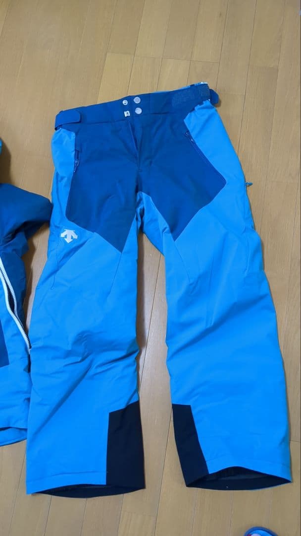 DESCENTE S.I.O. スキーウェア 青/白