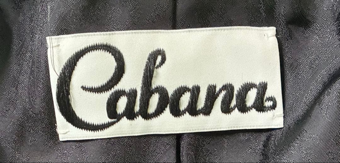 Cabanaダブルブレスト ブラックウォッチ　ウールテーラードジャケット 38