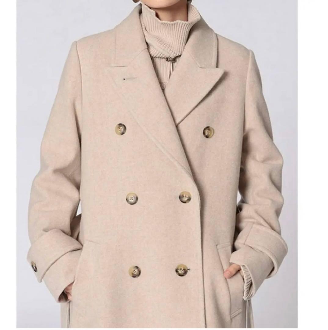 etre tokyo ウールコート サイドスリットロングチェスターコート