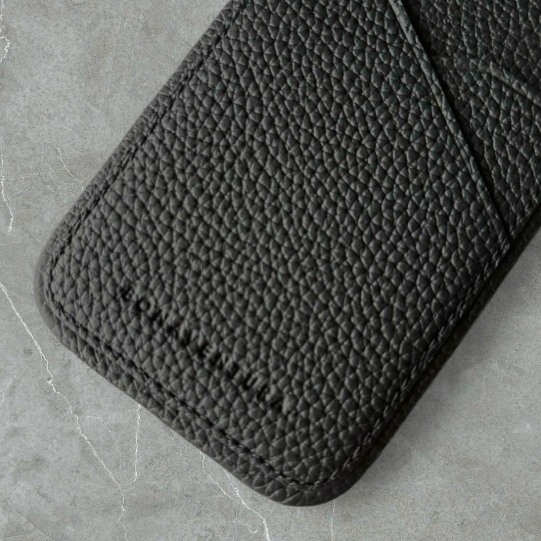 BONAVENTURA iPhone 15バックカバーケース ボッタラートレザー