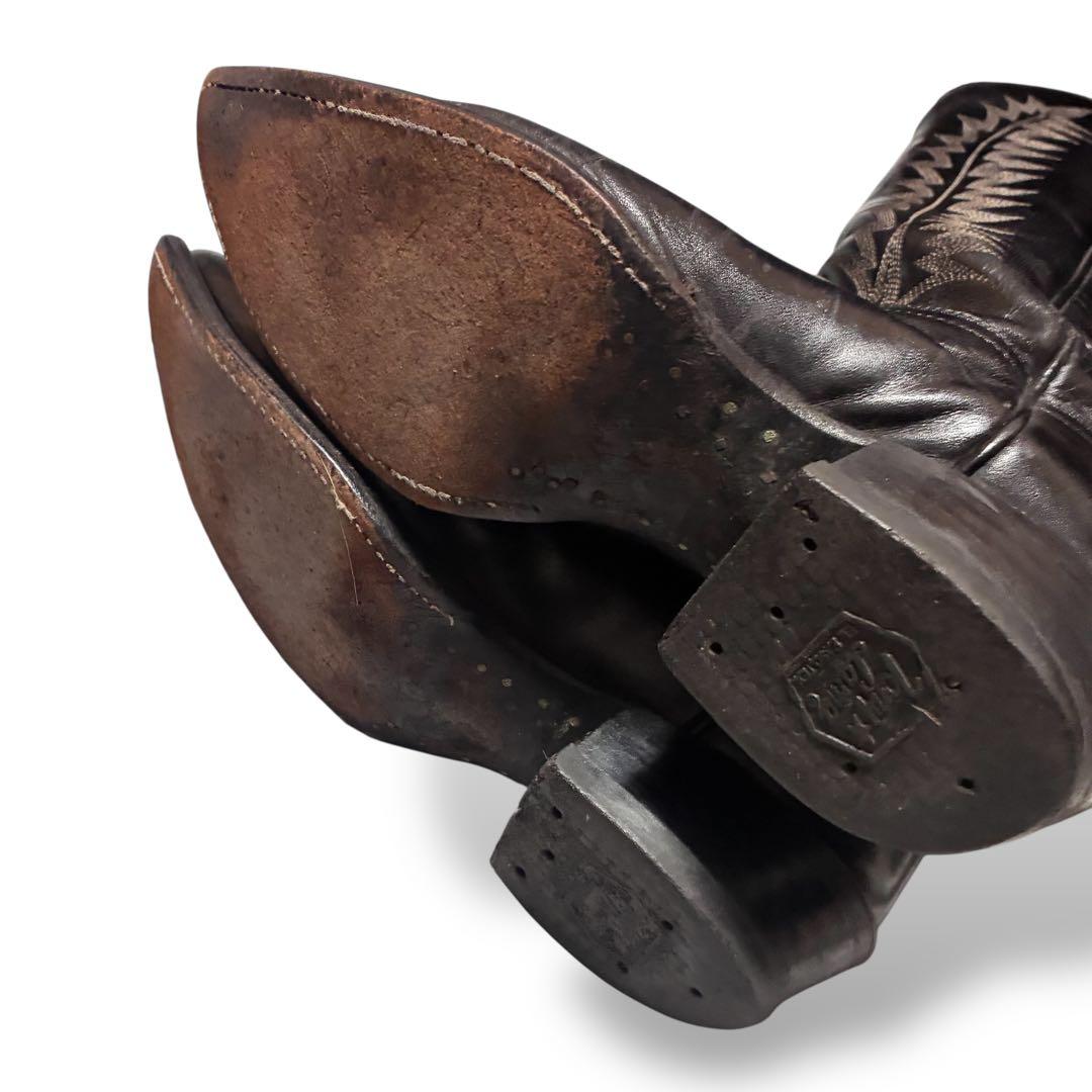 靴 Tony Lama real leather Westernboots BLK