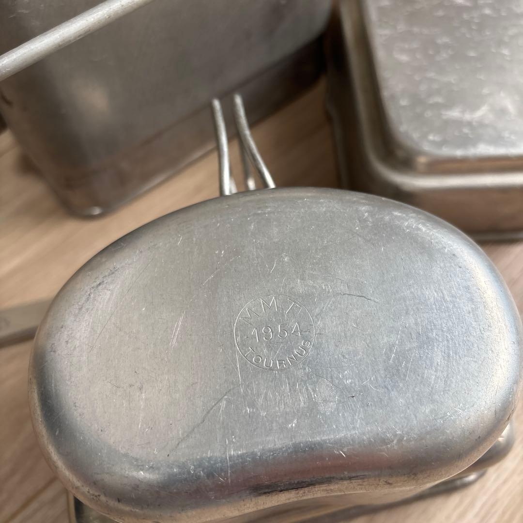 フランス軍　飯盒　メスキット　カトラリー　セット　デッドストック