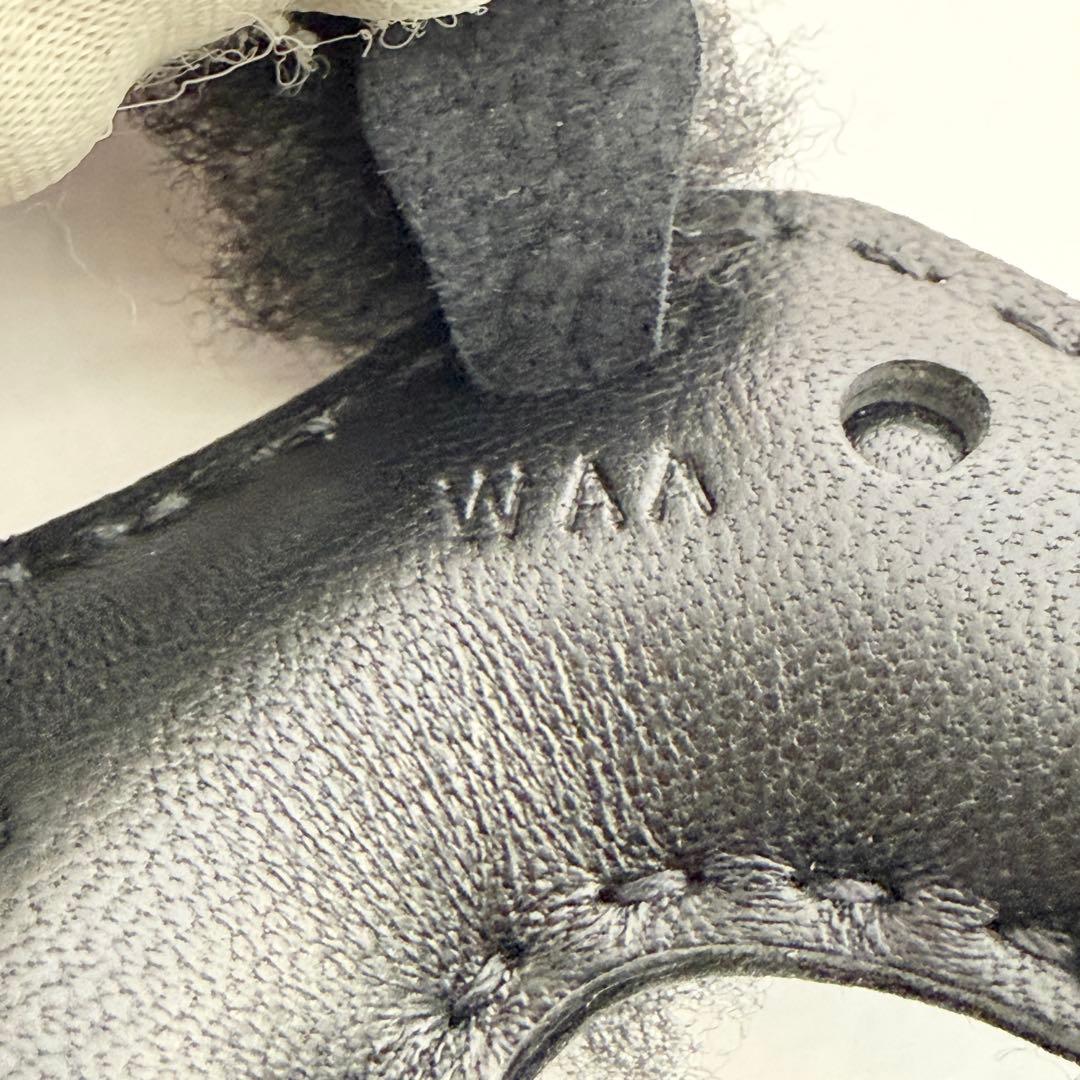 【新品未使用】エルメス バディ チャーム ブラック 黒 ムートン W刻印