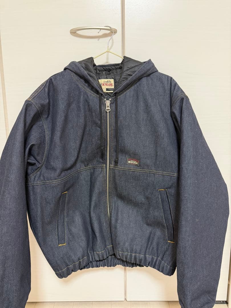 Stüssy デニムワークジャケット インディゴ サイズM