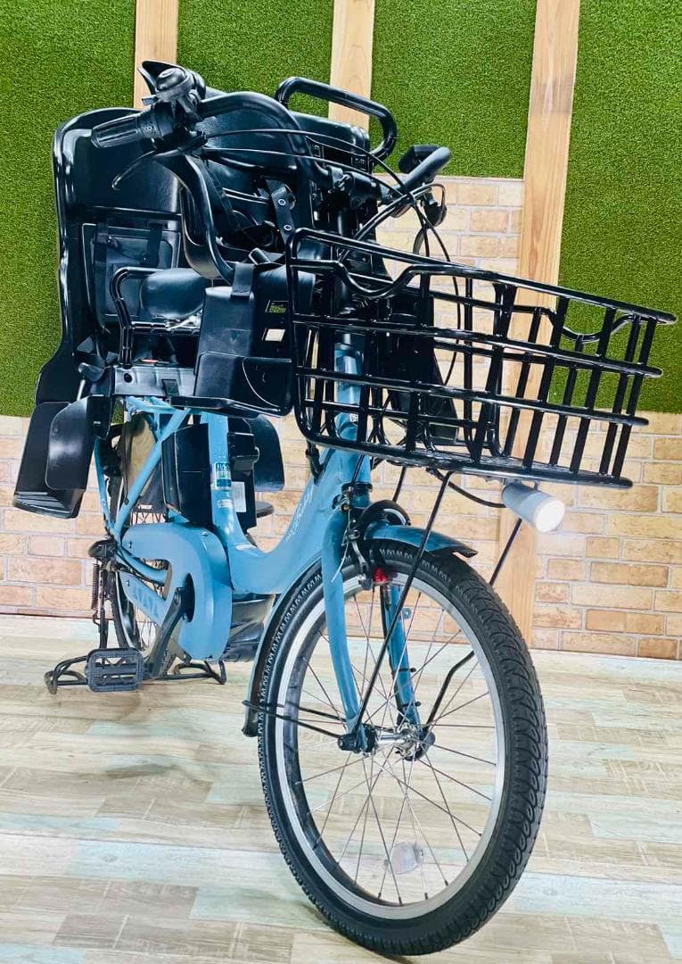 愛知静岡配送　ヤマハ最高級バビー 大容量 子供乗せ電動アシスト自転車 H1156