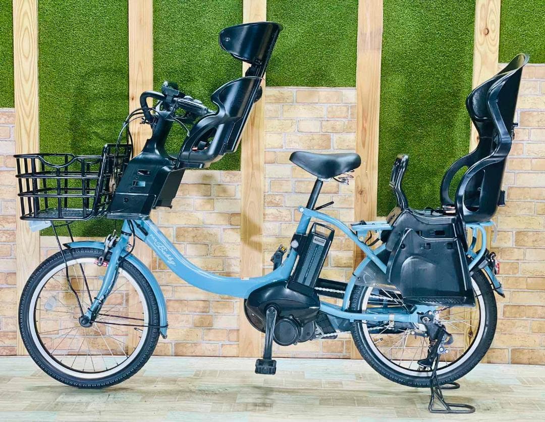 愛知静岡配送　ヤマハ最高級バビー 大容量 子供乗せ電動アシスト自転車 H1156