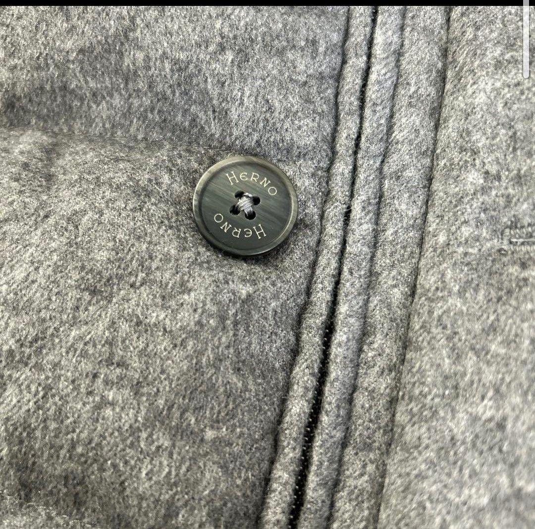 【美品】HERNO ダウンベスト グレー ダブルジップ ヘルノ