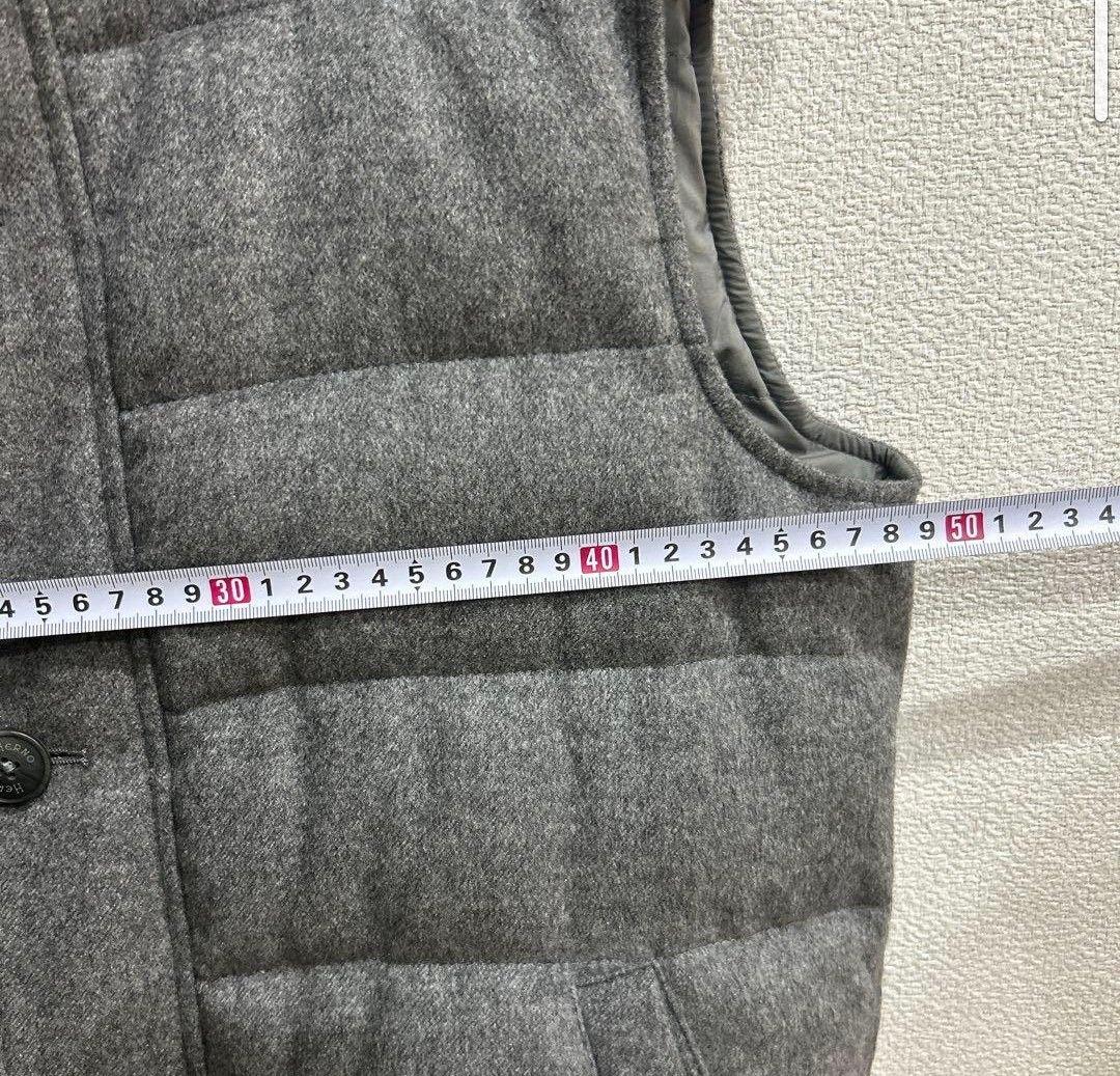 【美品】HERNO ダウンベスト グレー ダブルジップ ヘルノ