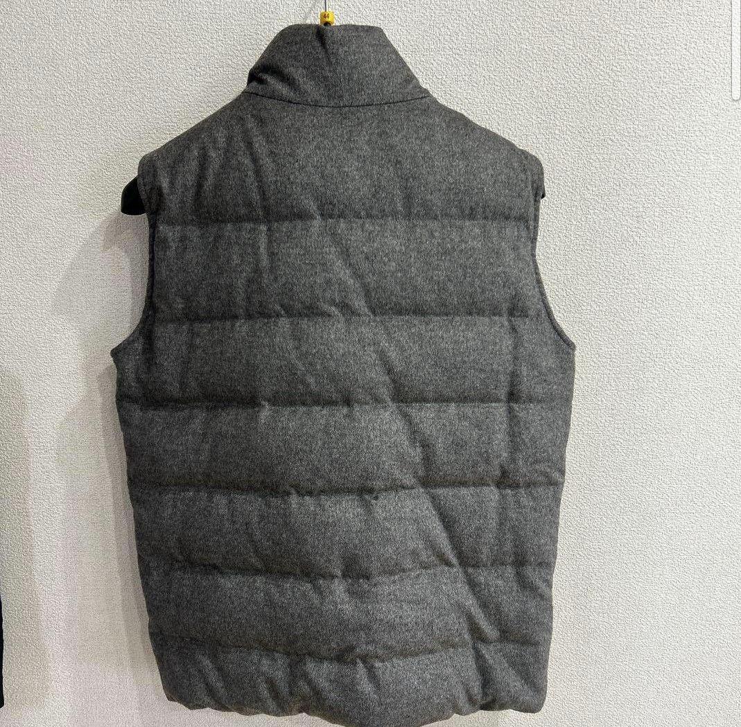 【美品】HERNO ダウンベスト グレー ダブルジップ ヘルノ