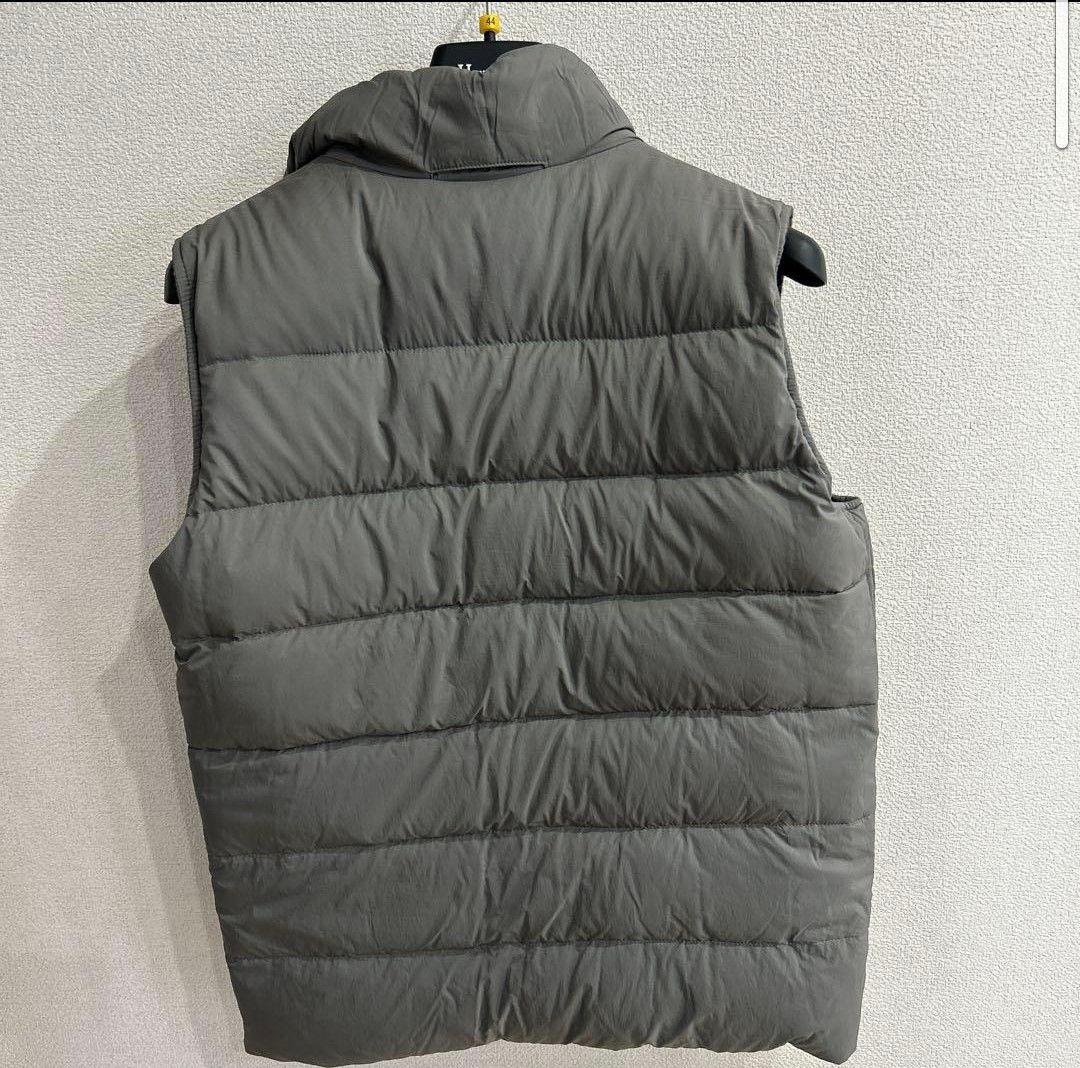 【美品】HERNO ダウンベスト グレー ダブルジップ ヘルノ