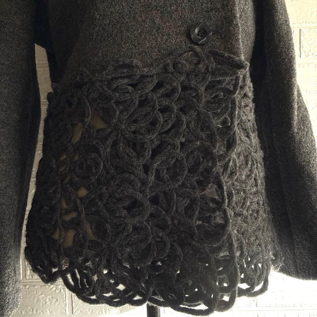 エイココンドウ【L相当】ウール100% 日本製 エレガント／ウールジャケット