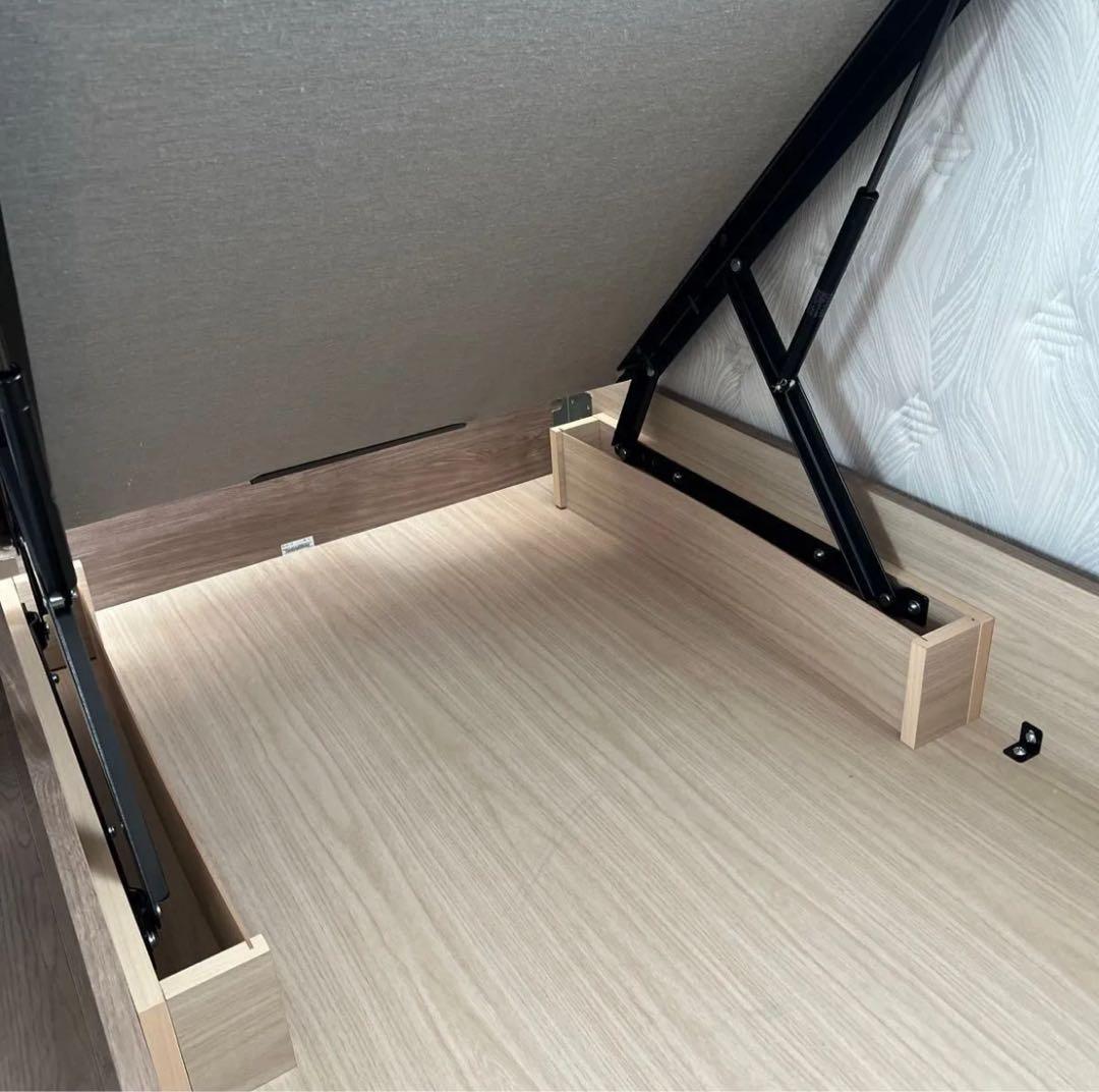 フランスベッド シングル マットレス+跳ね上げフレーム