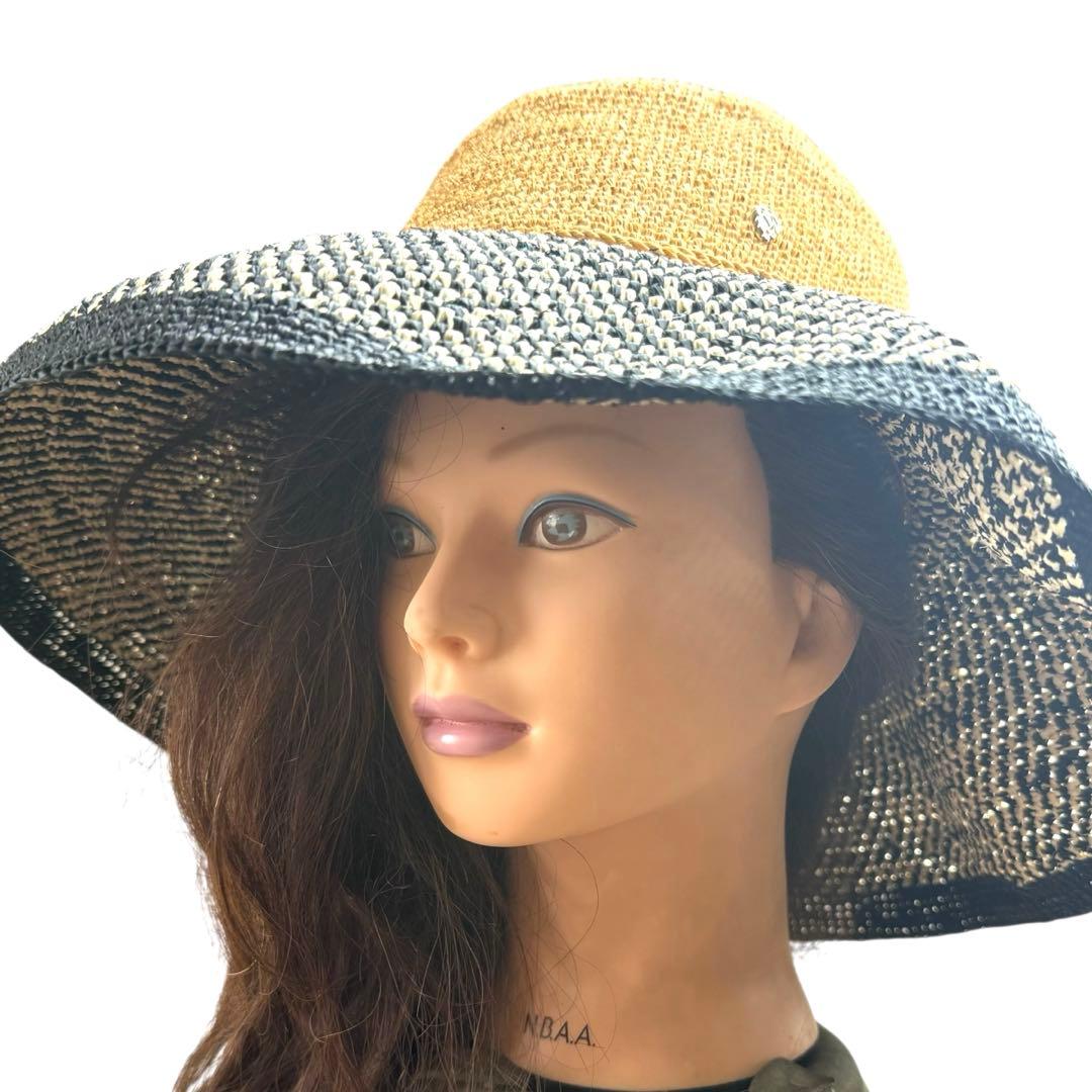 ヘレンカミンスキー プロベンス 12 ラフィアハット 麦わら帽子 つば広