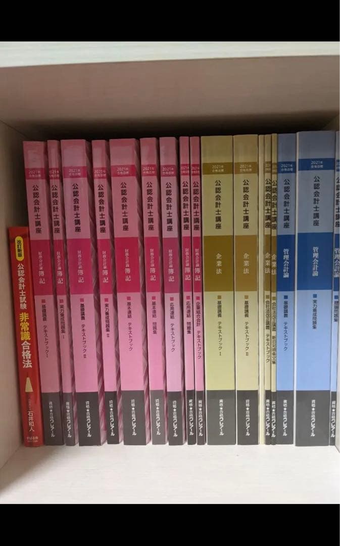 【新品】公認会計士　過去問　参考書