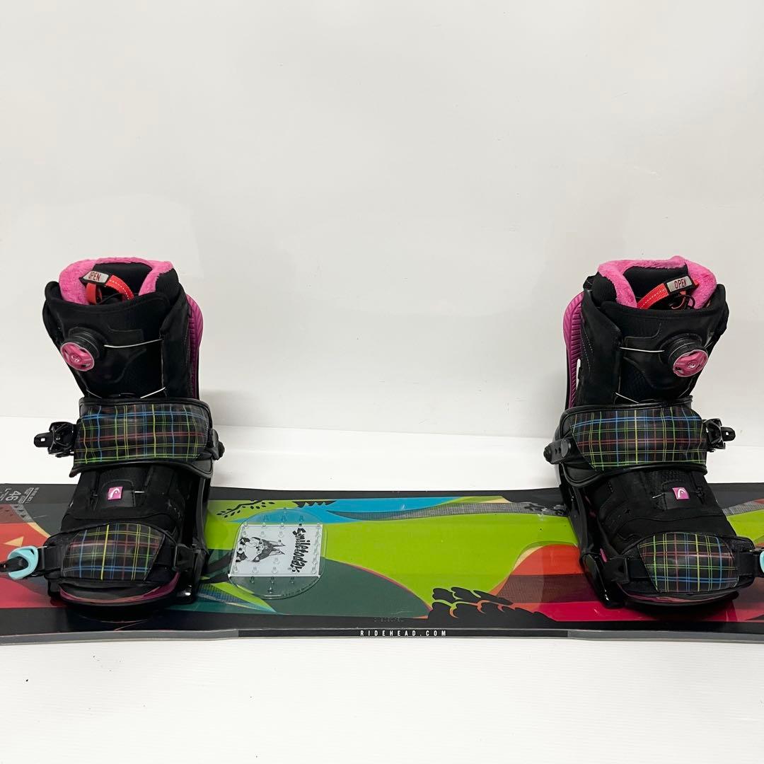 head レディース スノボセット　ヘッド　スノーボード ビンディング　板　美品